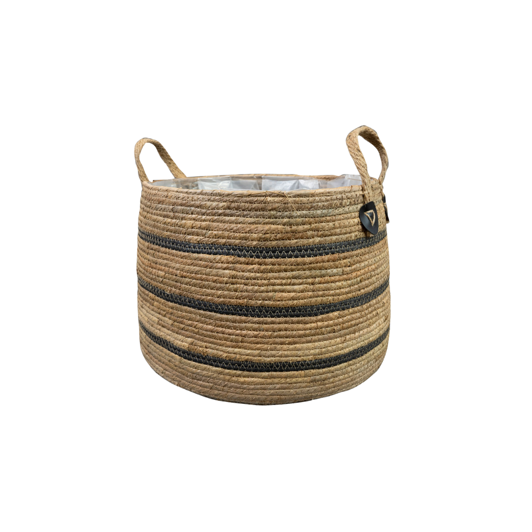 Basket Isla Black - D28xH19