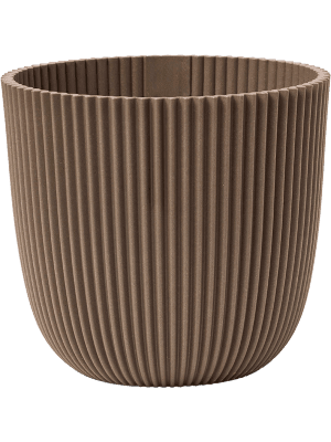 Capi Topf Nature Groove in warmem Taupe – D25cm