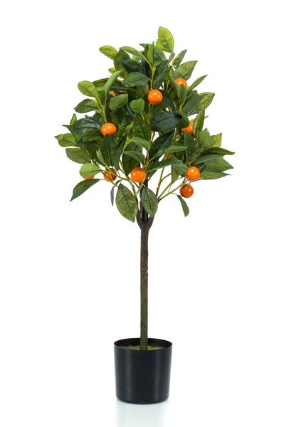 Künstliche Pflanze - Citrus Sinensis - Orangenbaum - 75 cm