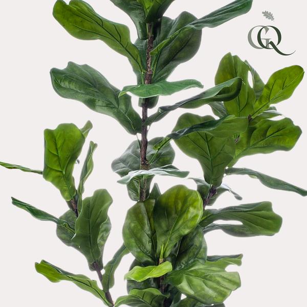 Kunstpflanze - Ficus Lyrata - Tabakpflanze - 150cm