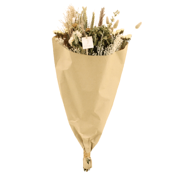 Trockenblumen Feldstrauß Natur - Ø25cm - ↕60cm - Ø25 - ↨60cm