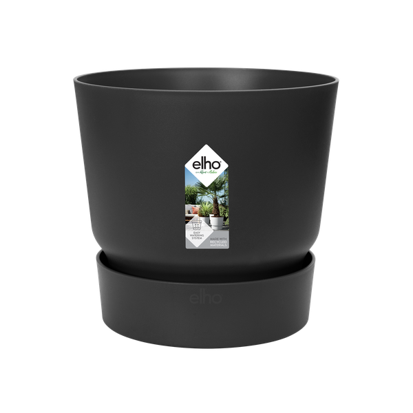 Topf elho Greenville Rund schwarz - D14 x H13