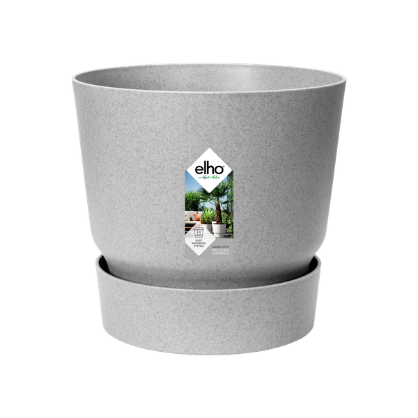 Topf elho Greenville Rund grau - D14 x H13