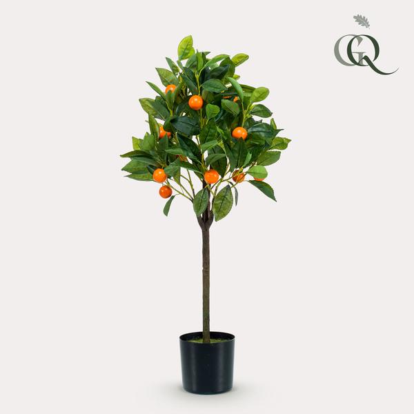 Künstliche Pflanze - Citrus Sinensis - Orangenbaum - 75 cm