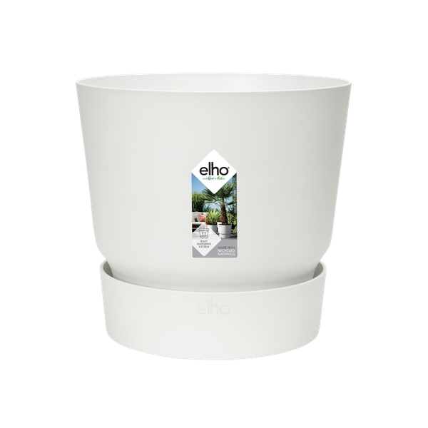Topf elho Greenville Rund weiß - D14 x H13