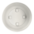 Pot elho Vibes Fold Round wit - including wheels - D35 x H33