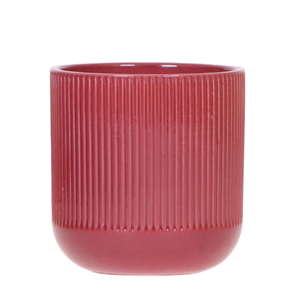 Flare Dekotopf - Rot - Ø9cm