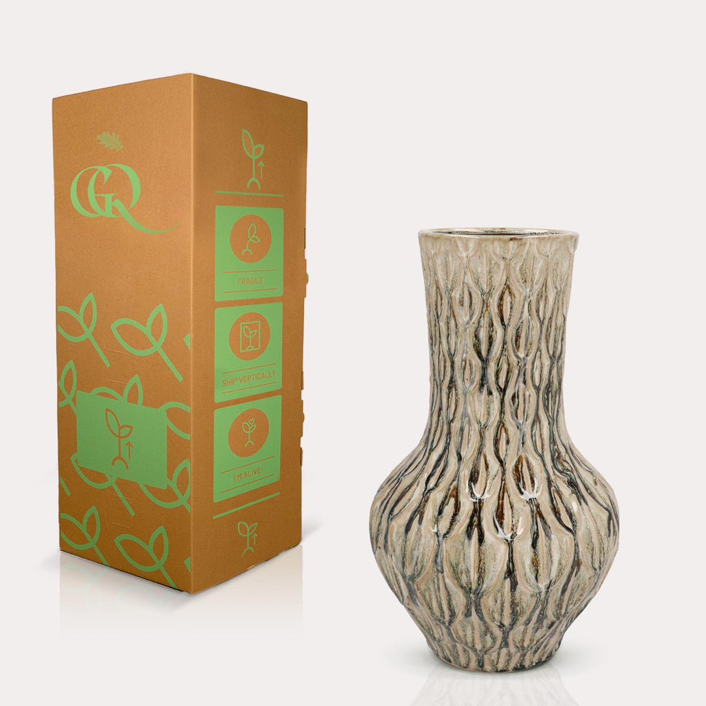 Vase Stein M – H39 B23 – Boa Green