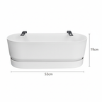 Elho Pot Greenville Easy Balcony D25cm - Wit