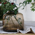 Vase Glas - M - H25 B25 - Bartica - Taupe