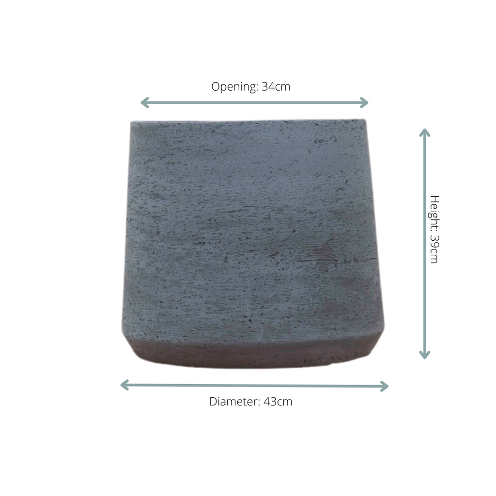 Pot Aniek antraciet - D43 x H39