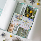 Flower Fest - brievenbus bloemen, incl. vaasjes en standaard