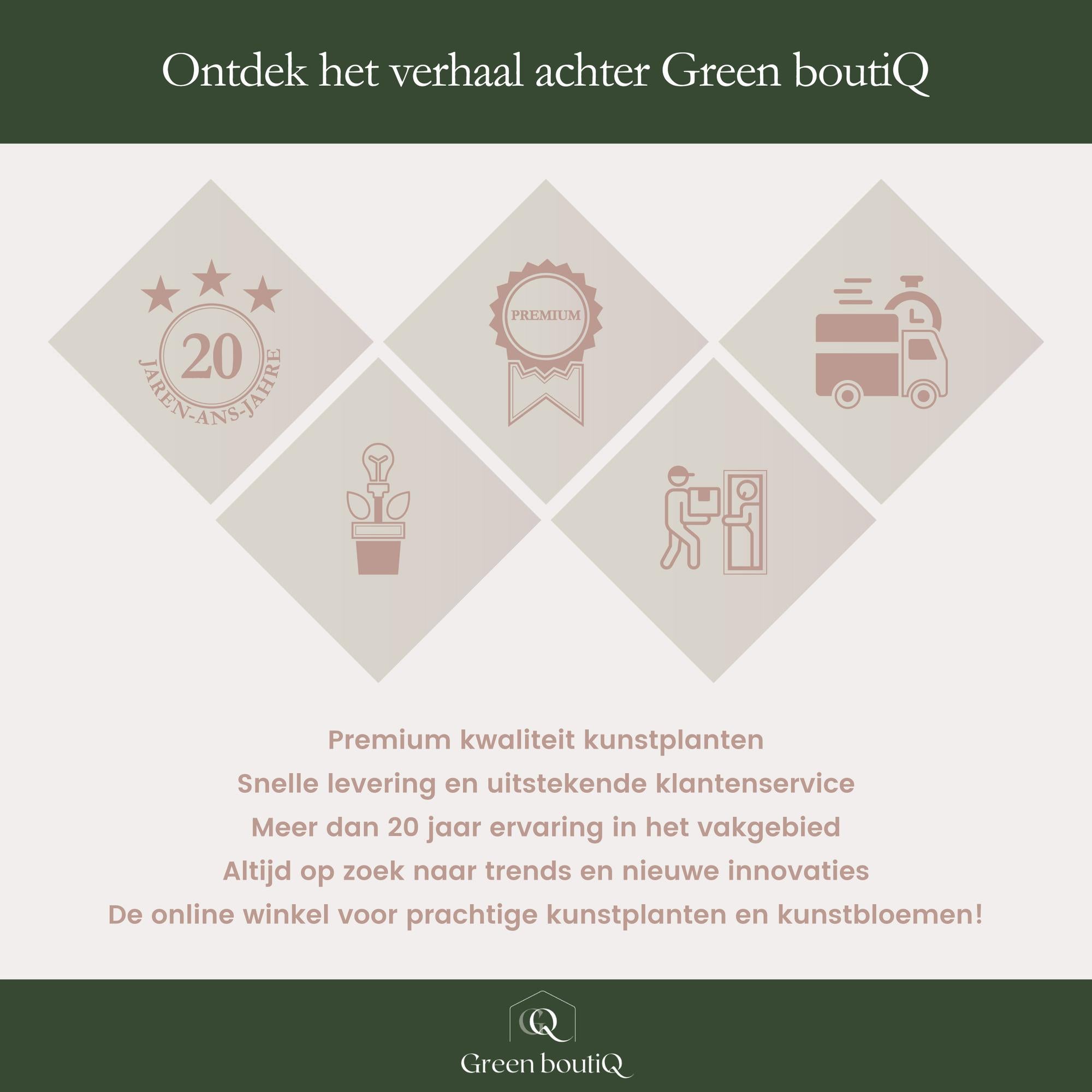 Kunstbloemen - Boeket- M - White Dream - 60 cm