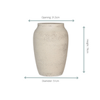 Pot Hera Chalk White - L D51 x H74