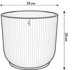 Pot elho Vibes Fold Round wit - D25 x H23