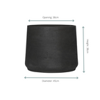 Jumbo Patt Black Washed - D45 x H38