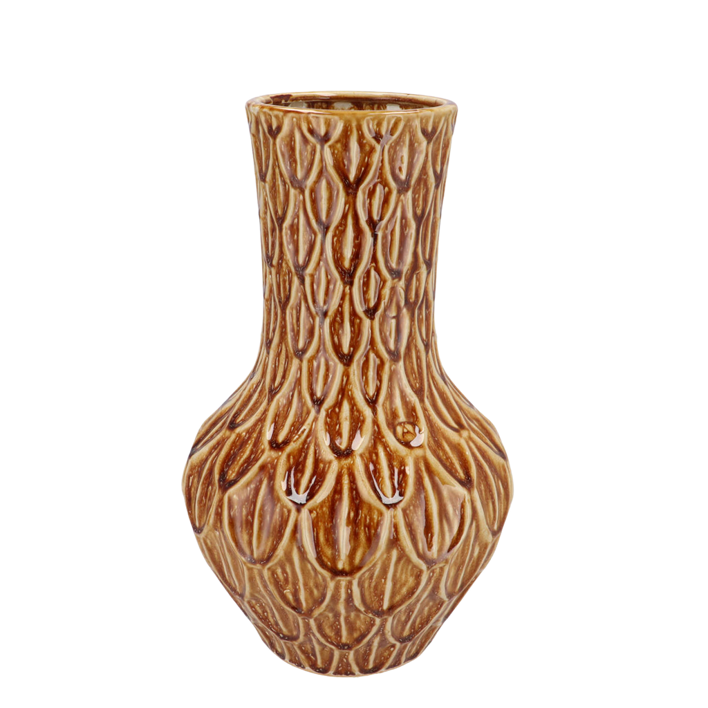 Vase Stein M – H39 B23 – Boa Brown