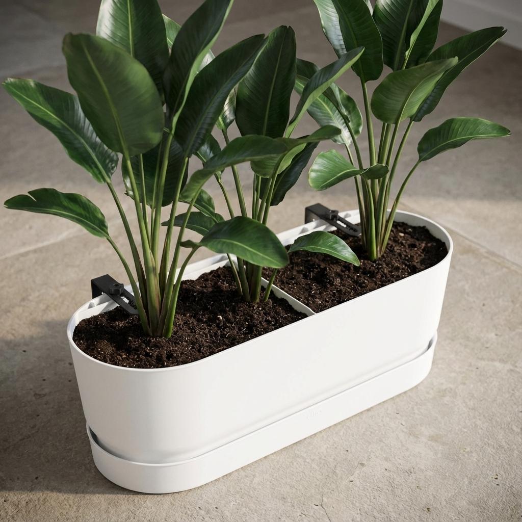 Elho Pot Greenville Easy Balcony D25cm - Wit