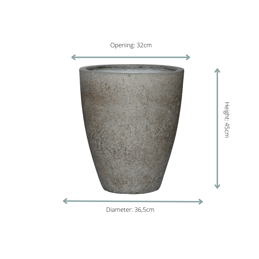 Pot Ben M Dioret Grey - D37 x H45