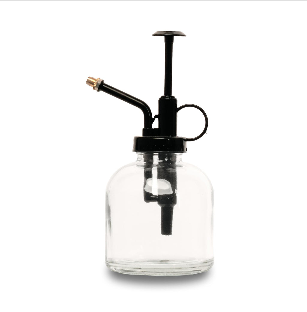 Plantenspuit - Glas helder met zwart - 300 ml