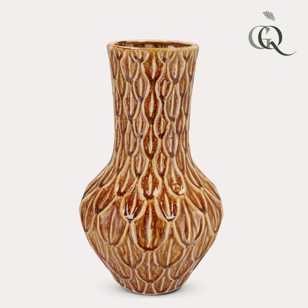 Vase Stein M – H39 B23 – Boa Brown