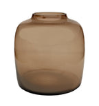Vase Glas - M - H25 B25 - Bartica - Taupe