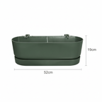 Elho Pot Greenville Easy Balcony D25cm - Leaf Green