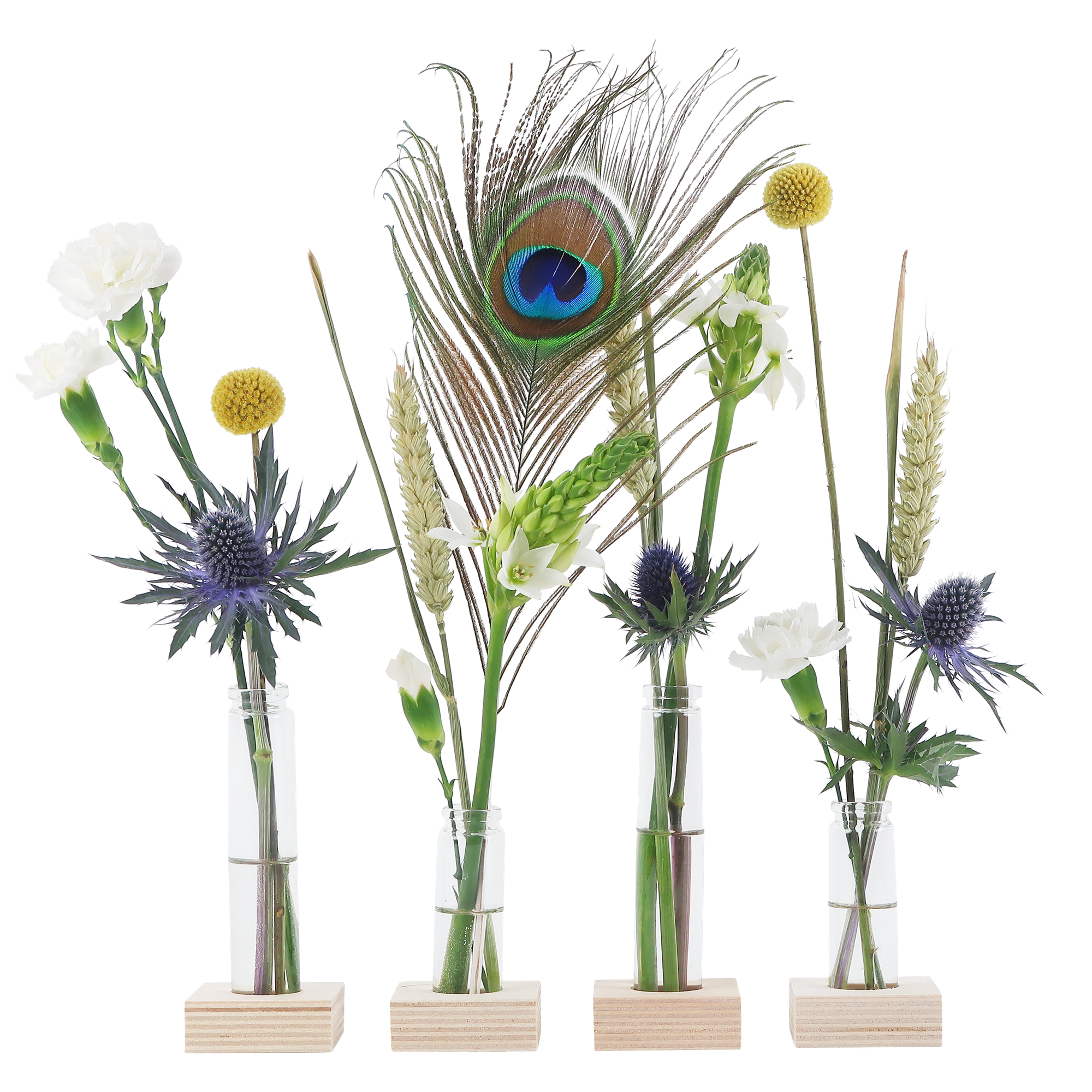 Flower Fest - brievenbus bloemen, incl. vaasjes en standaard