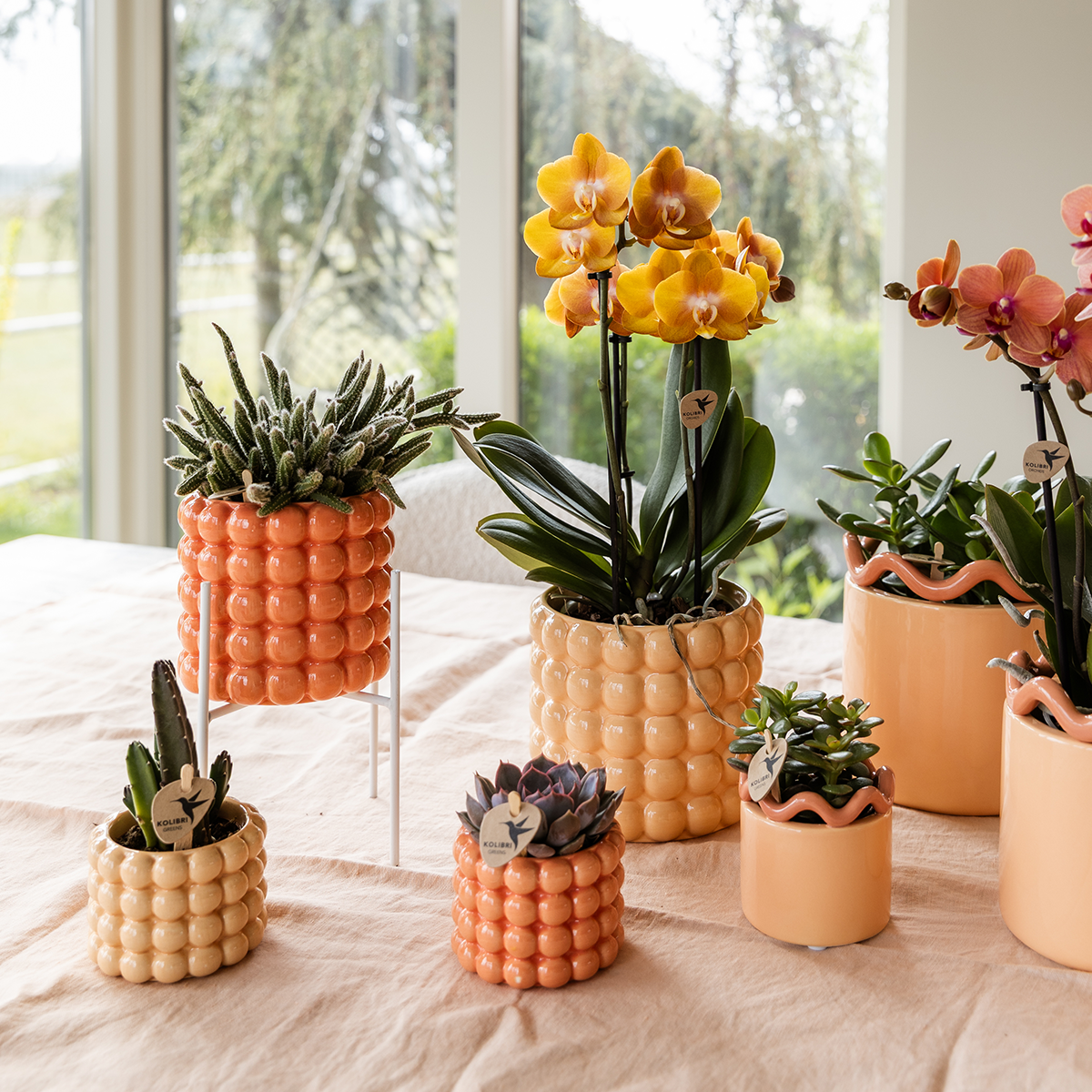 Kolibri Home | Poppy sierpot - Orange - Ø9cm