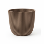 Capi Pot Nature Groove Made With Warm Taupe  - D25cm