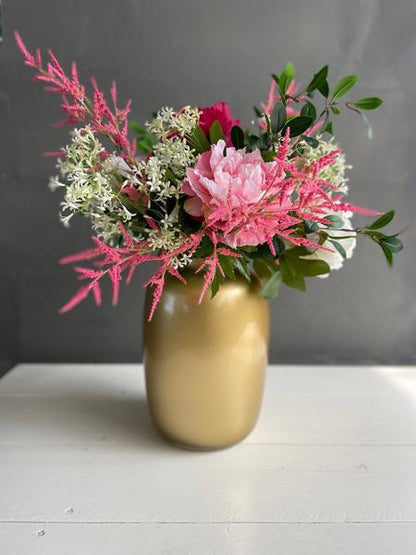 Artificial Flowers - Bouquet L - Shiny Pink - 80cm