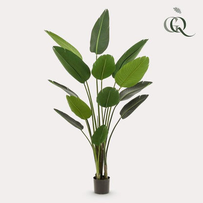 Künstliche Pflanze - Strelitzia Nicolai - Paradiesvogelblume - 190 cm