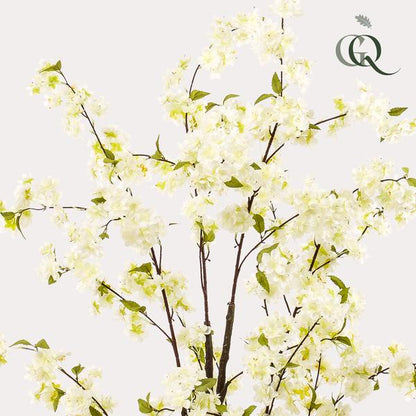 Artificial plant - Cherry blossom - White - 135cm