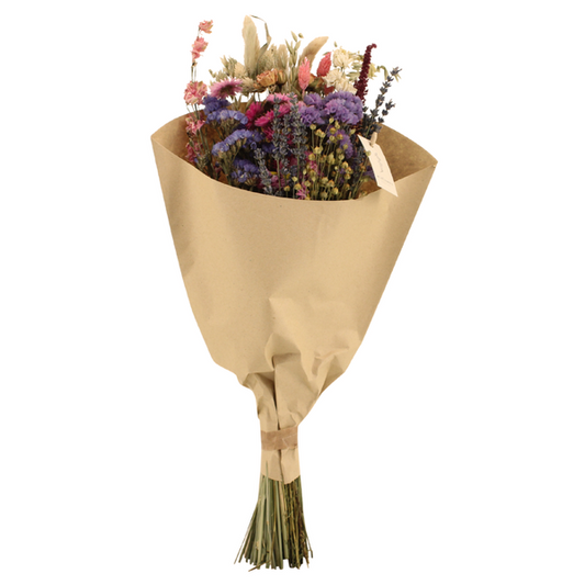 Trockenblumen Feldstrauß Rosa - Ø25cm - ↕60cm - Ø20 - ↨50cm